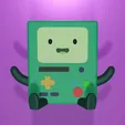 gif.gif BMO Pot Divided by colors (Adventure Time)