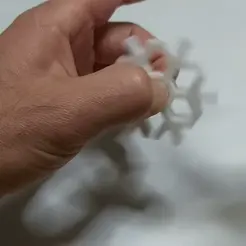 ezgif.com-video-to-gif.gif SnowFlake Anti Stress Spinner Print in Place