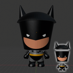 Gif-Batman.gif Download free STL file Batman Peke • 3D print design, Markdejavu