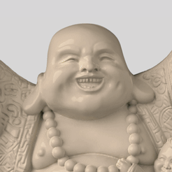 Hotey-children-stl.gif STL file Statuette Hotei with kids - 3Dmodel STL・3D print object to download