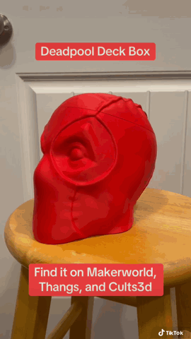 Deadpool MTG Deck Box 3D model