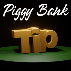 tip360.gif STL-Datei Sparschwein-Tipp・3D-druckbares Design zum Herunterladen