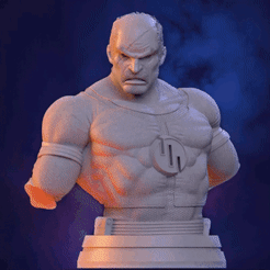 ezgif-1-0ad355d8ac.gif STL file Fan Art Conquest from Invincible - Bust・3D print design to download, NachoCG