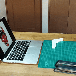 square.gif Файл STL Мини-пистолет с резиновыми лентами 2・3D модель для печати скачать