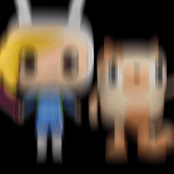 IMG_4812.gif STL file Fionna & Cake Adventure Time FUNKO・Design to download and 3D print