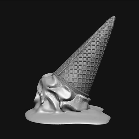 4.gif Fichier 3D Glace fondante 2 - PAS DE SUPPORT・Design pour imprimante 3D à télécharger, HaeSea