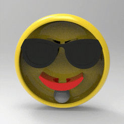 smiley-v2.gif Free STL file smiley v2 looper・3D printer design to download