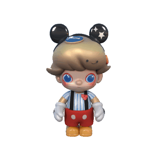 🐁 MEGA JUST DIMOO 400% Mickey Mouse Figure・ STL File for 3D