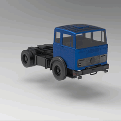 mrsdc.gif 3D file Cab Truck 3D print Mrcds-Bnz LP series Tractor 69 or 70・3D printer design to download