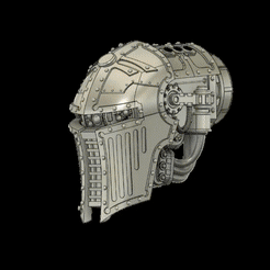 Vid-1.gif Descargar archivo STL Cabeza de Titán con patrón "Breacher" • Plan de la impresora 3D, Craftos