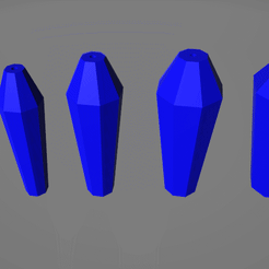 telo-low-poly-gif.gif STL file Fishing Float 2mm / stick / Floating Lure ! color by layers・Design to download and 3D print