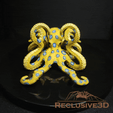 octopusPhoneStand1_gif.gif Octopus Phone Stand
