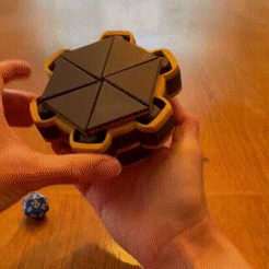 undefined-Imgur.gif STL file Mechanical Spinning Top Dice Box・3D print model to download, mikhaildshapiro
