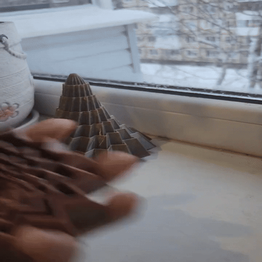 Collapsable Christmas Tree - 3D model önizlemesi