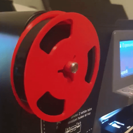 rotate.gif Free STL file Easy Super 8 Spool・Template to download and 3D print, jase-film