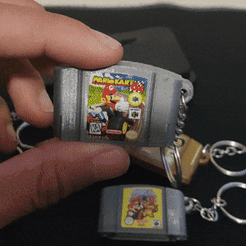 ezgif.com-video-to-gif-1.gif STL-Datei Nintendo 64 mini (kompatibel mit Schlüsselanhängern) kompatibel mit n64 Schlüsselanhängern・3D-Druckvorlage zum Herunterladen