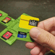 Switching_microSD_cards_3.gif 3D-Datei Aufbewahrungsboxen für Nintendo Switch-Patronen - Weihnachtsset・3D-druckbares Design zum Herunterladen, LabLabStudio