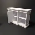 ez.gif Miniature Cabinet with working door - Miniature Furniture 1/12 scale