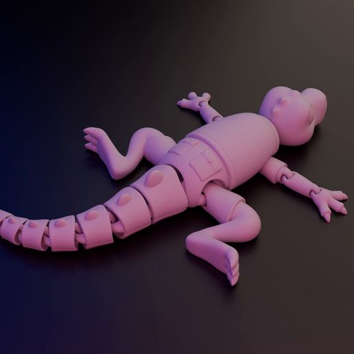 articulated-trex.mp4 Articulated T-Rex Dinosaur STL – Flexible Print-in-Place 3D Model – No Support, No Assembly – Poseable Flexi Dino Toy for FDM Printing