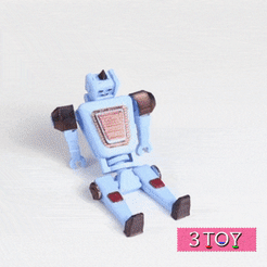 robot.gif Download STL file Robot GU • Template to 3D print, 3Toy