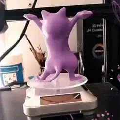 WhatsApp-Video-2022-09-10-at-14.37.52.gif STL file Cat Airpods Holder - Cat Airpods Holder・3D printing model to download