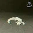 skeletondragon3.gif Skeleton Dragon - Articulated - Print in Place - No Supports - Flexi - Multicolor