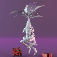 gifmaker_me-1.gif Fichier STL statue de la racine de la plante humaine・Modèle pour imprimante 3D à télécharger