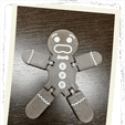 ezgif.com-gif-maker-4.gif ARTICULATING Print in Place GINGERBREAD CHRISTMAS GINGERBREAD MAN, GIRL LOTS OF VARIANTS