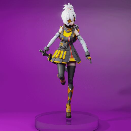 🫡 Soldier 11 | Zenless Zone Zero | 3D PRINTABLE FIGURINE・Free 3D File ...