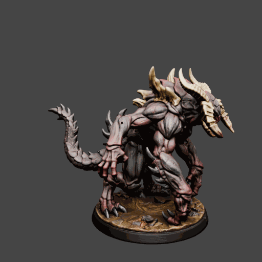 Demon Warbeast Monster Miniature