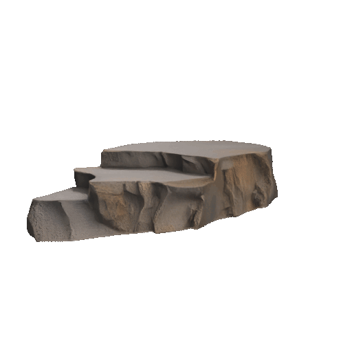 Stone Rock - 3D Rock Platform for Dioramas and Fishbowls