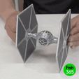 Tie-Fighter_01.gif 3D file StarWars Tie Fighter・3D printable model to download