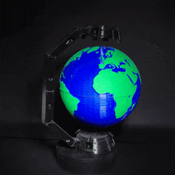 Anti-Gravity-Floating-Globe-1.gif 3D file Anti-Gravity Floating Globe・3D print design to download