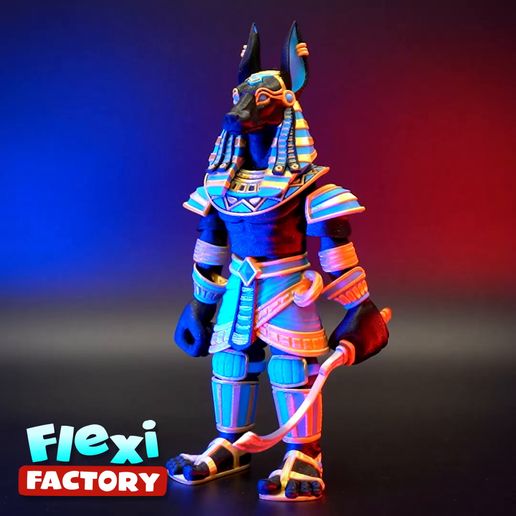 Dan-Sopala-Flexi-Factory-Anubis_Cults.mp4 Flexi Factory Anubis с версиями 3mf и XL/Cut!