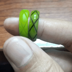 20230602_170226_1.gif Archivo STL Anillos de pareja・Modelo para descargar y imprimir en 3D