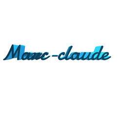 Marc-claude.gif Archivo STL Marc-claude・Modelo para descargar y imprimir en 3D