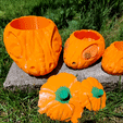 20220606_140833gif.gif Pumpkin dragon skull mug/stein, candy bowl and trick or treat bucket
