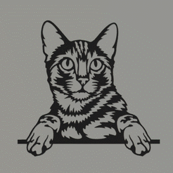 Bengal-Cat.gif STL file Cat (Pack)・3D print design to download, 3DFilePrinter