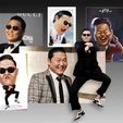 Psy.gif Psy-Gangnam style-Caricature figurine- 3d model-3d print ready