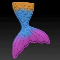 sirena21.gif STL file mermaid tail SOLID SHAMPOO PRESS JABON SOLIDO MOLDE・3D printable model to download, pachecolilium