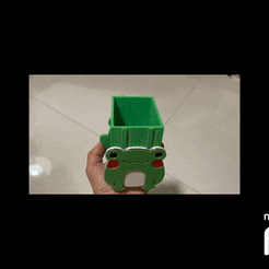FrogPlanter.gif 3D file Modular planter 102 - Frog・3D print model to download
