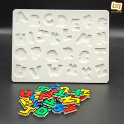 Cults01.gif 26 piece puzzle (alphabet) for children aged 2 to 4 years, in Mario Kart style