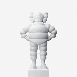 STL file KAWS DARTH VADER KEYCHAIN・Model to download and 3D print・Cults