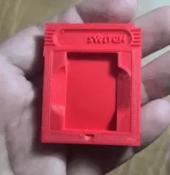 InShot_20230529_100746420.gif Datei STL Gameboy-Kassette für Nintendo Switch・Design für 3D-Drucker zum herunterladen