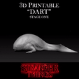 dart-slug-GIF02.gif 3D PRINTABLE DART STRANGER THINGS - STAGE ONE - HIGHLY DETAILED
