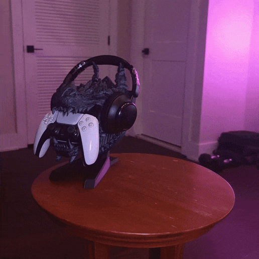 DRAGON HEAD ACCESSORY HOLDER || MOVABLE JAW VERSION || DESK STAND OR WALL MOUNTED