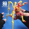 REDMETALGUY-01-ezgif.com-optimize.gif Iron Spider -Figure d'action articulée Spider Man