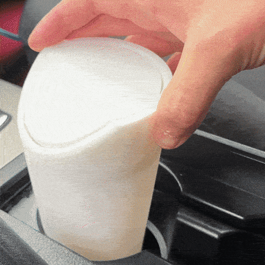 3D Printable Mini Trash Can for Car and Office Use