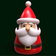 Santa-christmas-gift-decor-sculpture-fun-funny-cute-holiday-1.gif Papá Noel - Bonita decoración navideña