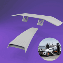 ezgif-2-29910560864e.gif STL file McLaren 570S spoiler & wing - 1/24 - Scale Model Accessories・3D print object to download